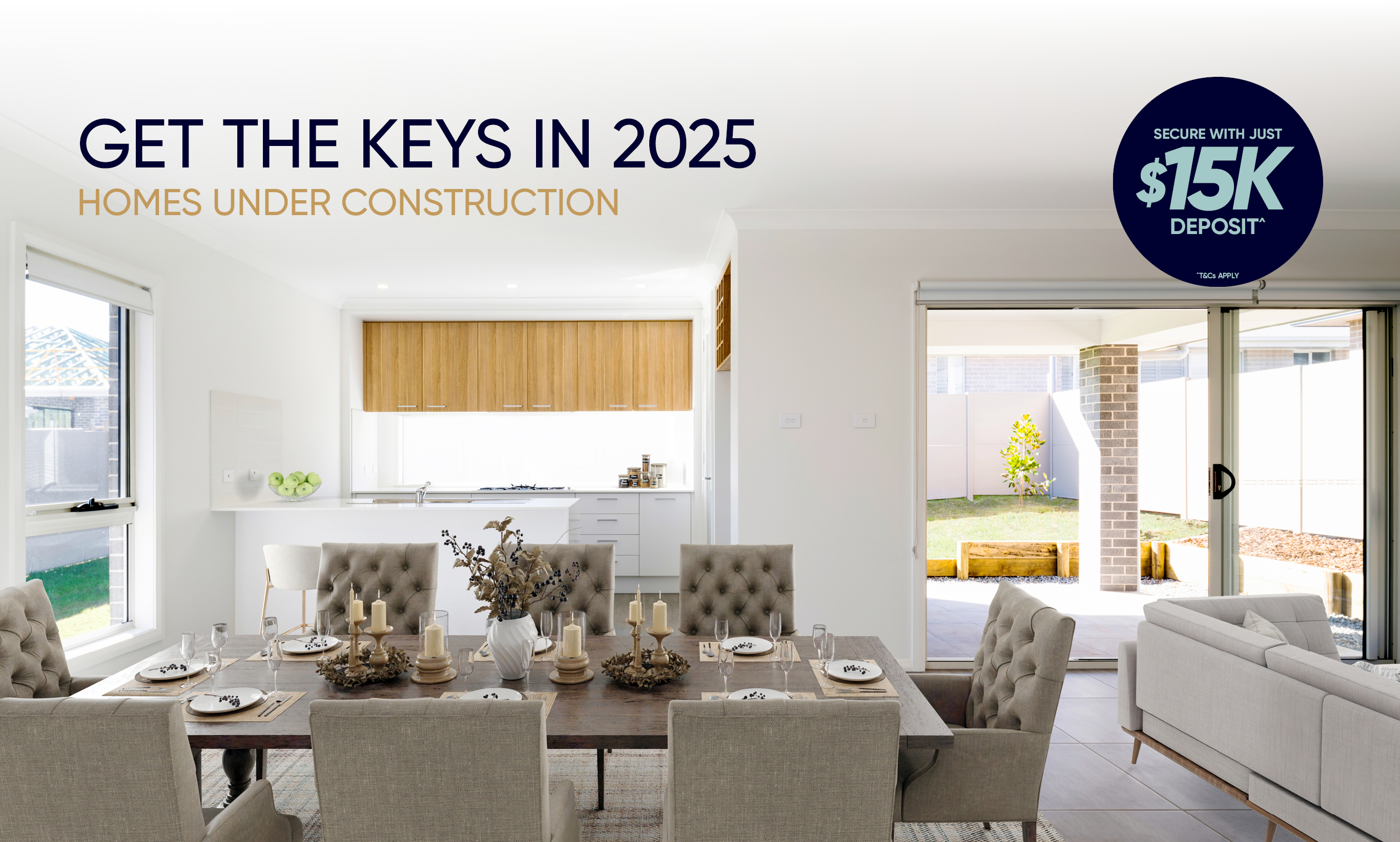 Move into your brand-new home in early 2025!